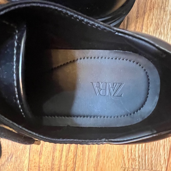 ZARA CHUNKY SOLE MOC-TOE SHOES - Picture 4 of 7